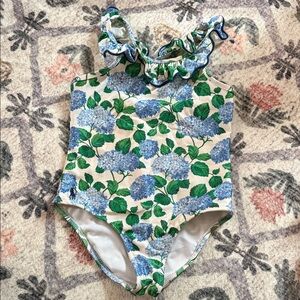 Polo by Ralph Lauren Kids Floral One Piece - Blue and Green